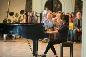 Concert in the Silesian Piast Castle in Brzeg 25.08.2015. Xu Qiuyun.